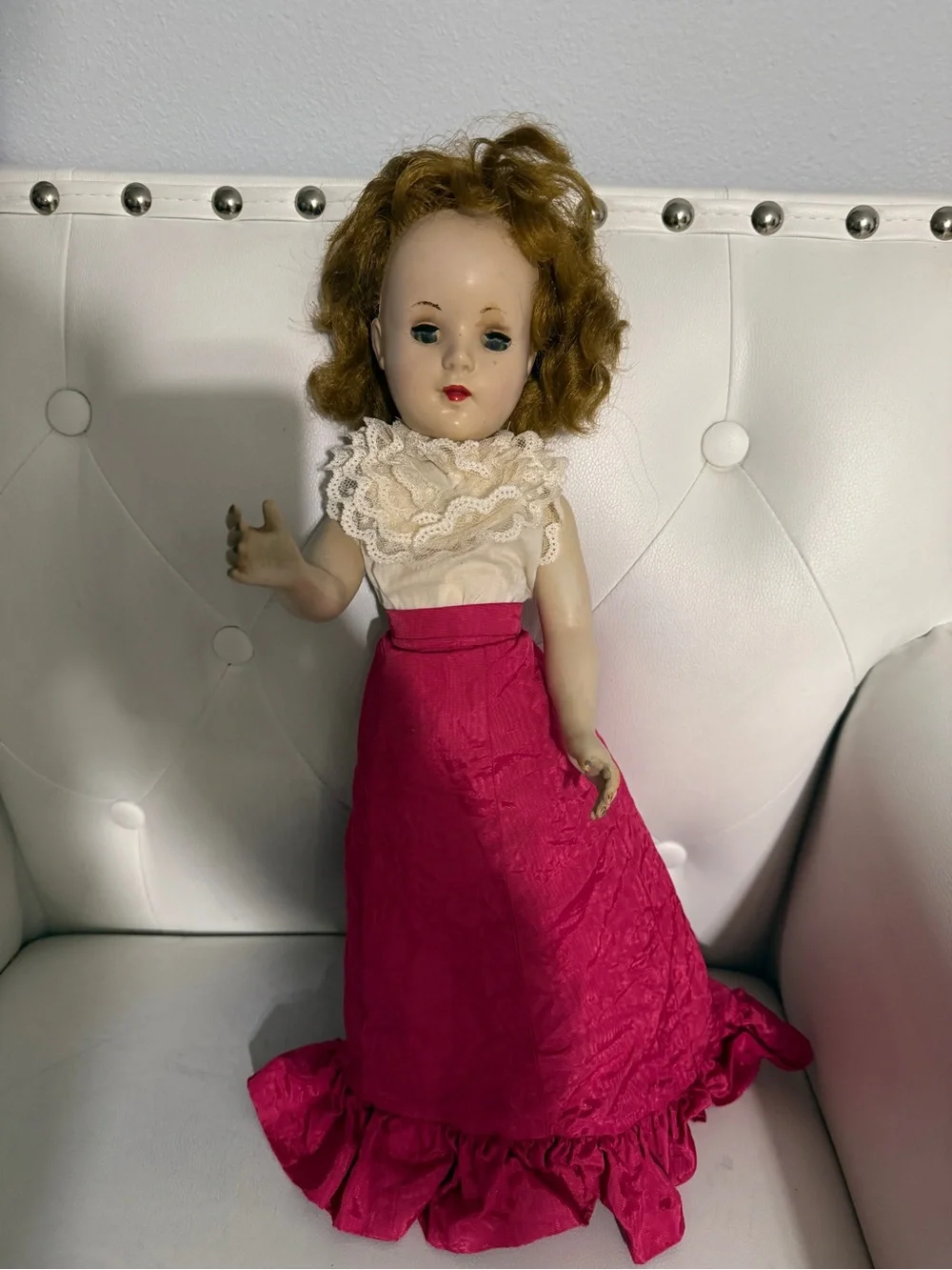 Antique 1950’s Walker Doll 17” American Char co - Picture 1 of 13